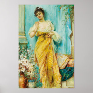 Im Boudoir von Hans Zatzka - Poster
