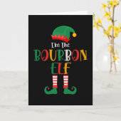Im Bourbon Elf passt Weihnachten Karte (Gelbe Blume)