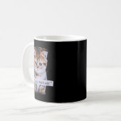 I'm Boutta Crash Out Funny Sarcasm Quotes Meme Cat Kaffeetasse (Vorderseite Links)