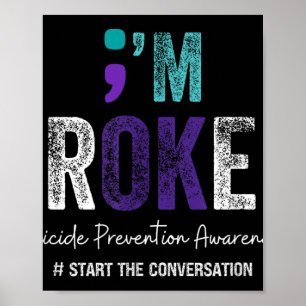 Im Broken Im Ok Suizidverhütung 2024 Poster