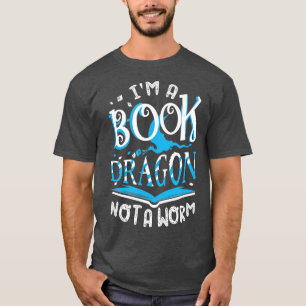 Im Buch Dragon kein Worm Reading Costume World T-Shirt