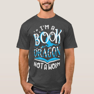 Im Buch Dragon kein Worm Reading Costume World T-Shirt