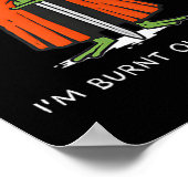 Im Burnt Out Mlord Funny Knight Frog Meme Boys Men Poster (Ecke)