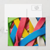 Im Büro Gummiband Postkarte (Vorne/Hinten)