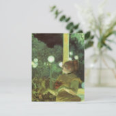 Im Café Concert von Edgar Degas, Karaoke Party Einladung (Stehend Vorderseite)