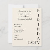 Im Café Concert von Edgar Degas, Karaoke Party Einladung (Rückseite)