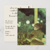 Im Café Concert von Edgar Degas, Karaoke Party Einladung (Vorne/Hinten)