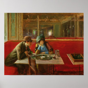 Im Café Poster