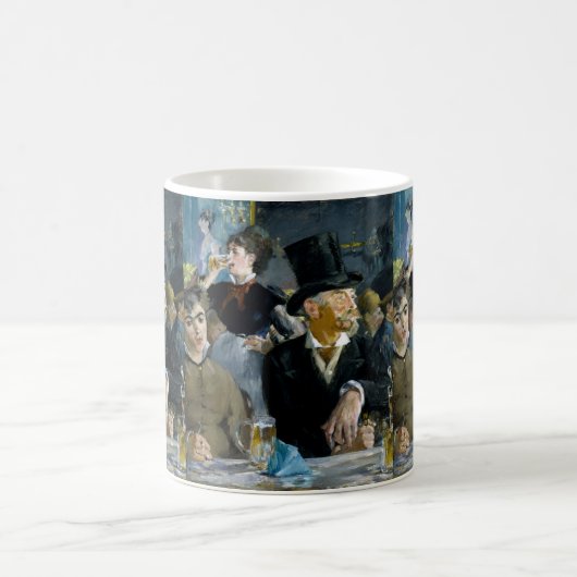Im Café von Edouard Manet Kaffeetasse (Mittel)