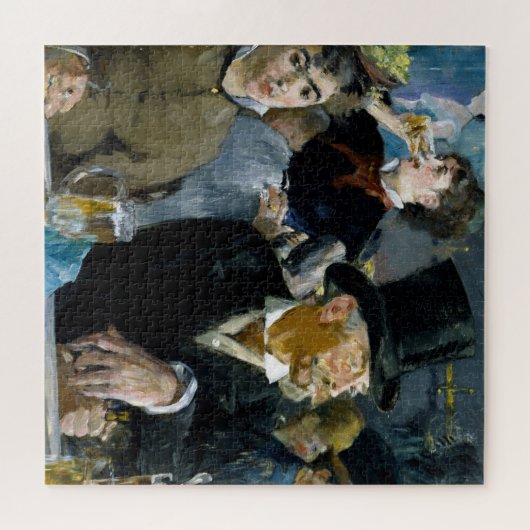 Im Café von Manet Impressionist Malerei Puzzle (Horizontal)
