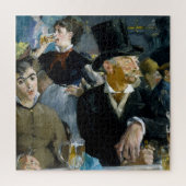 Im Café von Manet Impressionist Malerei Puzzle (Vertikal)