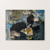 Im Café von Manet Impressionist Malerei Puzzle (Horizontal)
