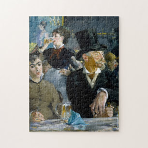 Im Café von Manet Impressionist Malerei Puzzle
