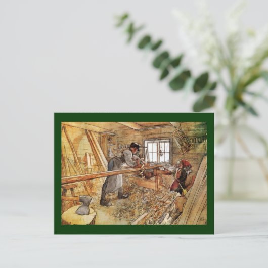 Im Capenter Shop Postkarte (Stehend Vorderseite)