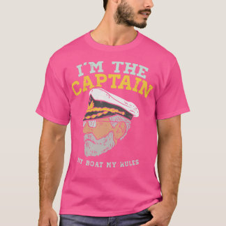 Im Captain My Boat Meine Regeln T-Shirt