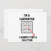 Im Carpenter finde ich immer eine Postkarte für ei (Vorne/Hinten)