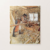 Im Carpenter Shop - Carl Larsson 1905 Puzzle (Vertikal)