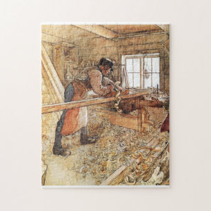 Im Carpenter Shop - Carl Larsson 1905 Puzzle