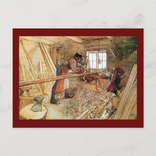 Im Carpenter Shop Postkarte (Vorderseite)