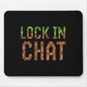 Im Chat einschließen - Retro-Videospiel Pixel Art  Mousepad