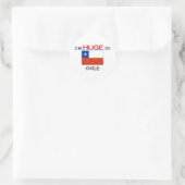 Im CHILE bin ich sehr groß Runder Aufkleber (Tasche)