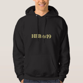 Im Christ Verankerter Hoodie mit Hebräer 6:19