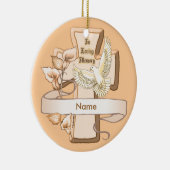 Im Christlichen Kreuz der liebenden Erinnerung Keramik Ornament (Rechts)