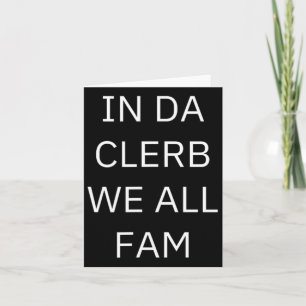 Im Clerb sind wir alle Fam Im Club sind wir alle F Karte