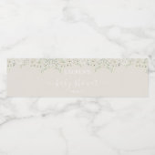 Im Clouds Baby Shower Beverage Label-Set Wasserflaschenetikett (Einzelnes Label)