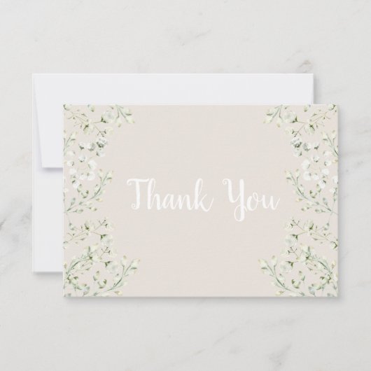 Im Clouds Babydusche dank Karte (Vorderseite)