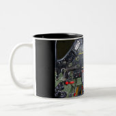 Im Cockpit Zweifarbige Tasse (Links)