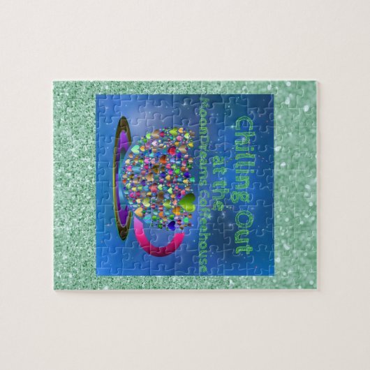 Im Coffeehouse des MoonDreams kühlen Puzzle (Horizontal)