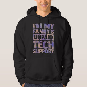 im Computer Motor meiner Familie unbezahlter techn Hoodie
