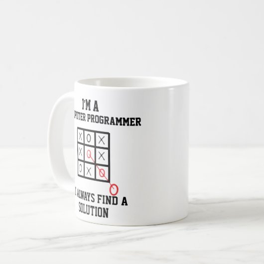 Im Computer-Programmierer finde ich immer eine Lös Kaffeetasse (Vorderseite Links)