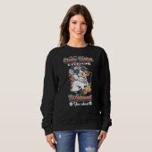 Im Crazy Heifer warnen alle vor Craz Sweatshirt (Vorne ganz)