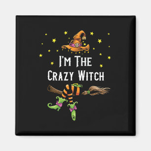 Im Crazy Hexenmeister Halloween Matching Group Cos Magnet