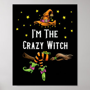 Im Crazy Hexenmeister Halloween Matching Group Cos Poster