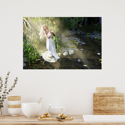 Im Creek Daz Studio digitale Kunst Poster (Küche)