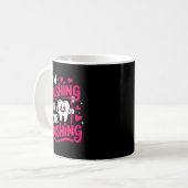 Im Crushing On Your Brushing Funny Dental Valentin Kaffeetasse (Vorderseite Links)