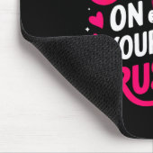 Im Crushing On Your Brushing Funny Dental Valentin Mousepad (Ecke)