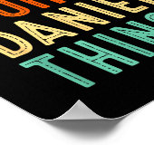 I'm Daniel Doing Daniel Things Funny Christmas Ide Poster (Ecke)