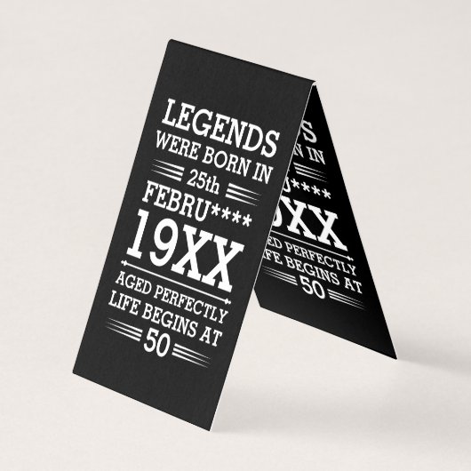 Im Datumsmonatsalter waren benutzerdefinierte Lege (Vorderseite)