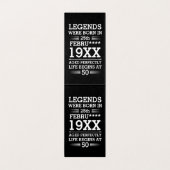 Im Datumsmonatsalter waren benutzerdefinierte Lege (Innenseite Aufgefaltet)