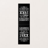 Im Datumsmonatsalter waren benutzerdefinierte Lege (Außenseite Aufgefaltet)