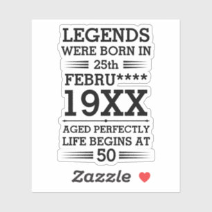 Im Datumsmonatsalter waren benutzerdefinierte Lege Aufkleber