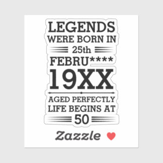 Im Datumsmonatsalter waren benutzerdefinierte Lege Aufkleber