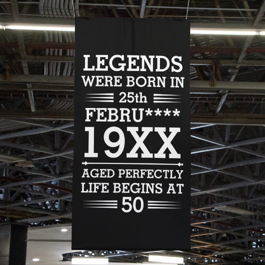 Im Datumsmonatsalter waren benutzerdefinierte Lege Banner