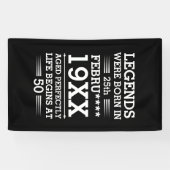 Im Datumsmonatsalter waren benutzerdefinierte Lege Banner (Horizontal)