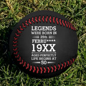 Im Datumsmonatsalter waren benutzerdefinierte Lege Baseball