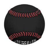 Im Datumsmonatsalter waren benutzerdefinierte Lege Baseball (Rückseite)